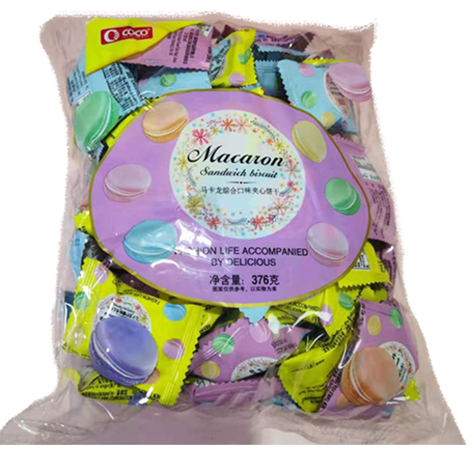 coco马卡龙综合口味夹心饼干376g